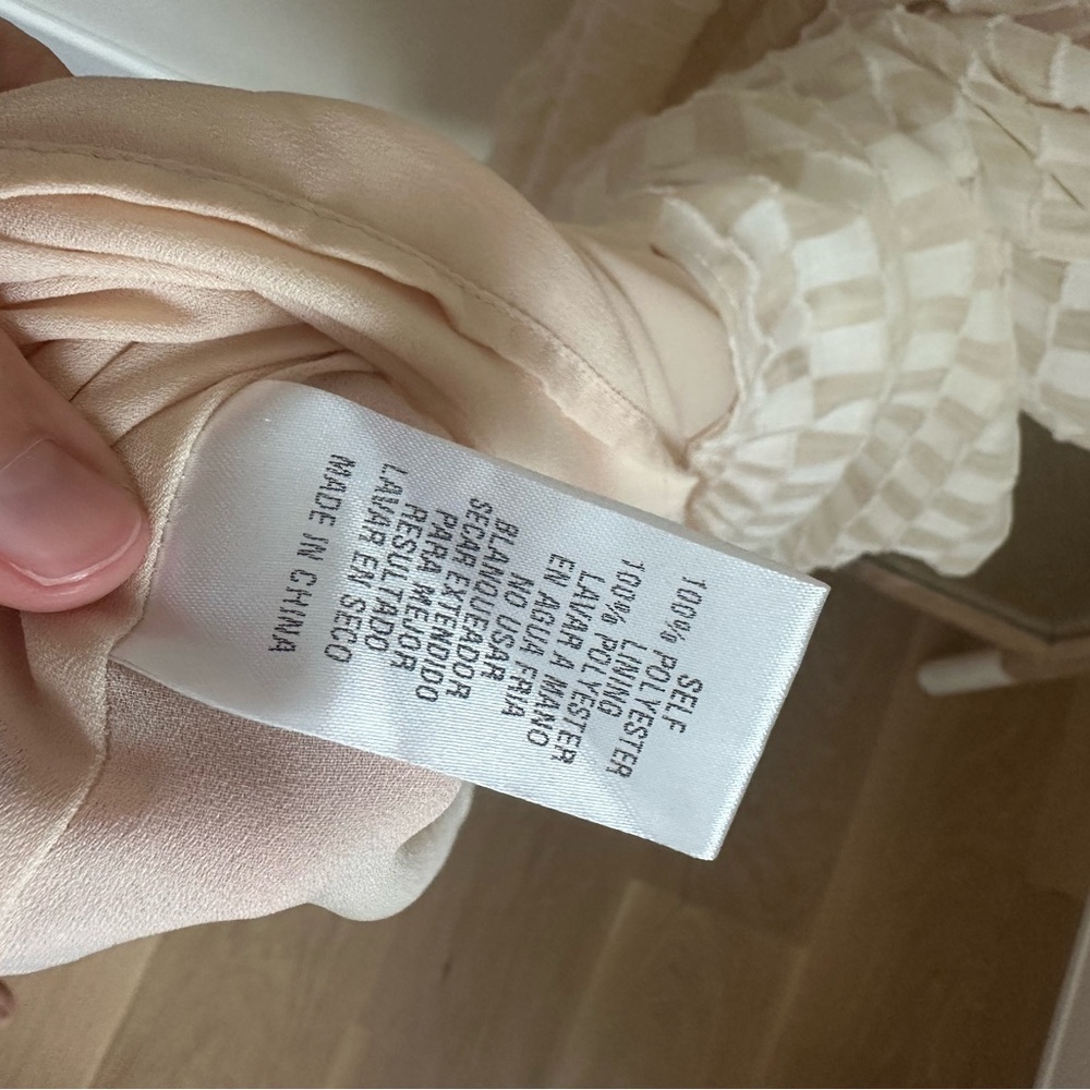 Storia Cream Checker Dress - Picture 4 of 4